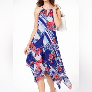 INC International Concepts Colorful Floral Dress